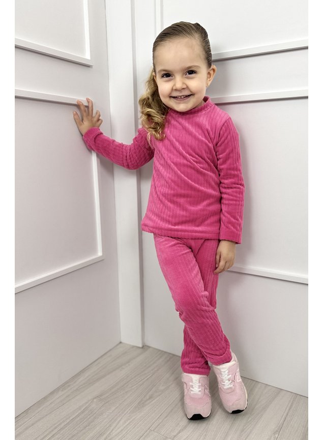 conjunto pelo pink menina infantil miniconceito h