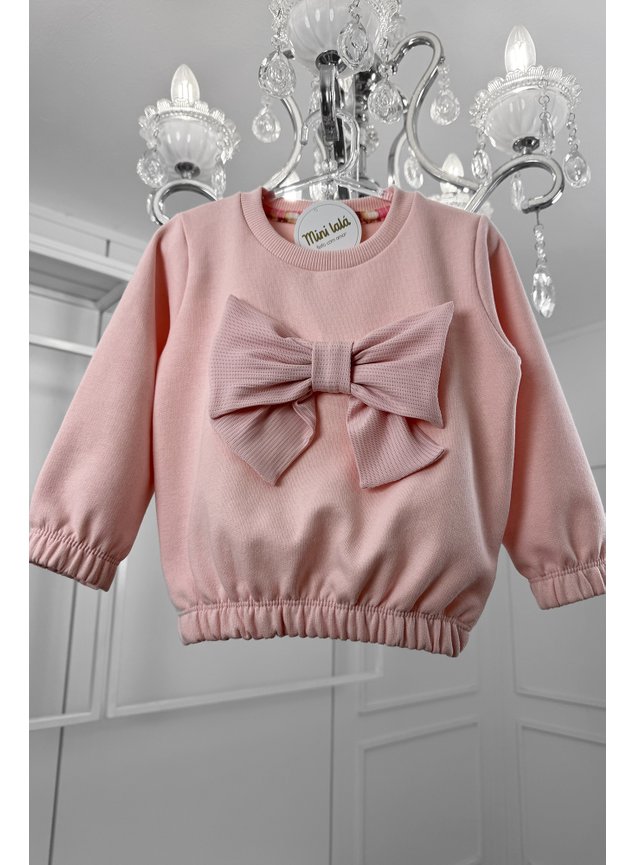 casaco laco menina infantil rosa moletom algodao miniconceito b