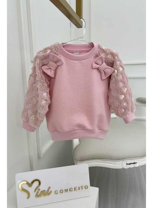 casaco manga laco coracoes n