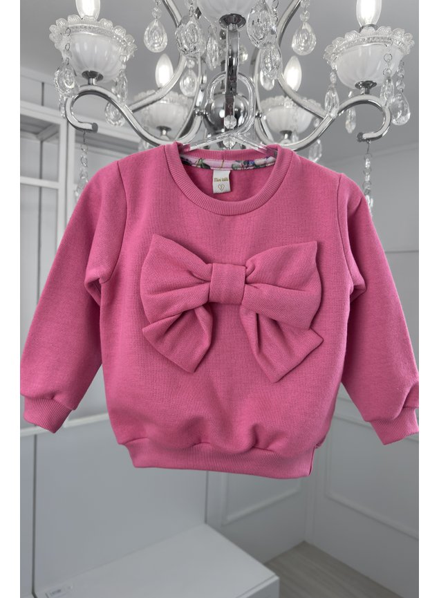 casaco moletom laco menina infantil rosa neon h