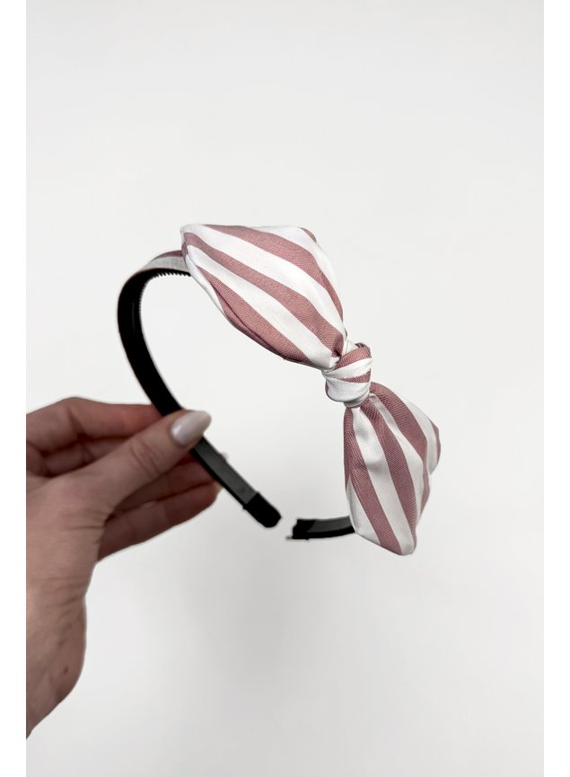 tiara listras rosa menina infantil miniconceito