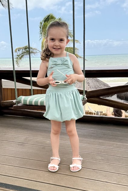 conjunto balone verde menina infantil miniconceito laco 5
