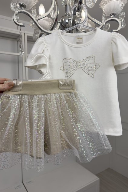 conjunto tule strass menina ifnantil miniconceito paete yy