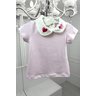 blusa manga curta gola coracao pink menina infantil miniconceito b