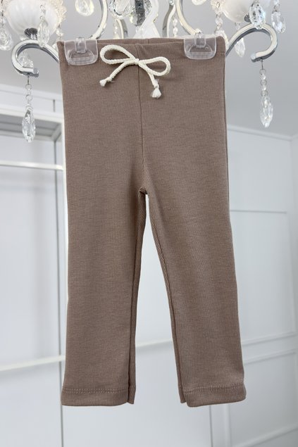 calca leggin marrom menina infantil miniconceito canelado