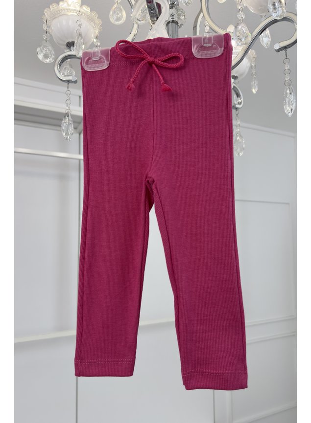 calca canelada pink menina infantil miniconceito