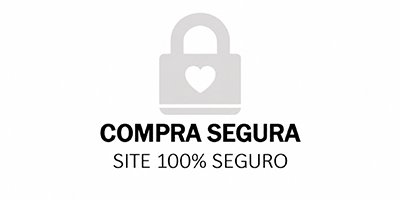 compra segura com cadeado de coracao
